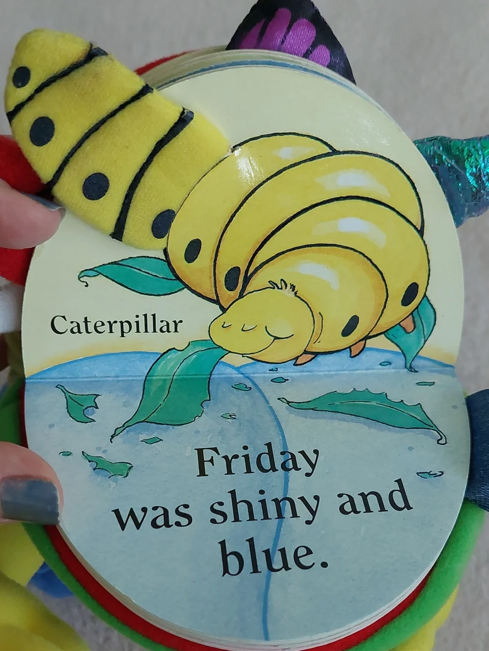 MONDAY the BULLFROG: A Huggable Puppet Book About the Days of the Week NWOT